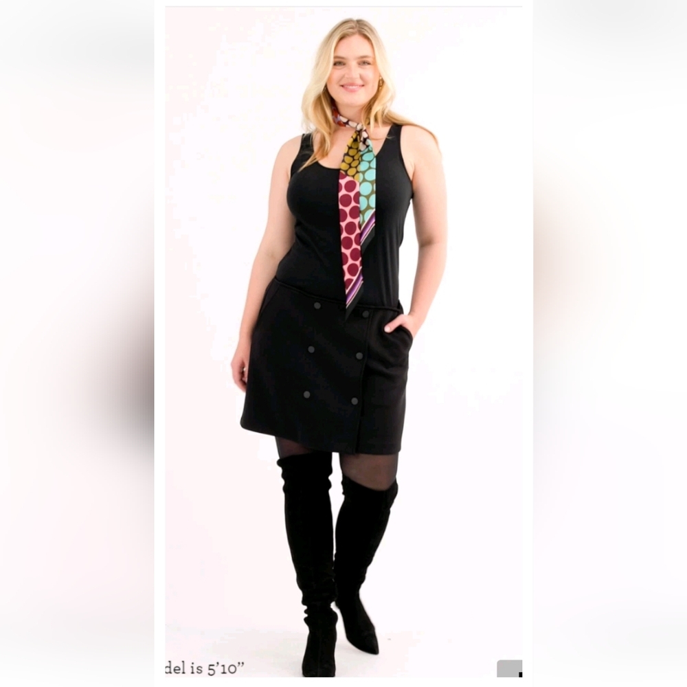 cabi Diplomat Skirt 8 Black Nwt pockets